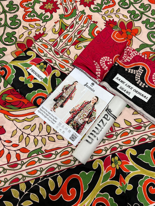 Jazmin Linen Viscose 3-Piece Unstiched