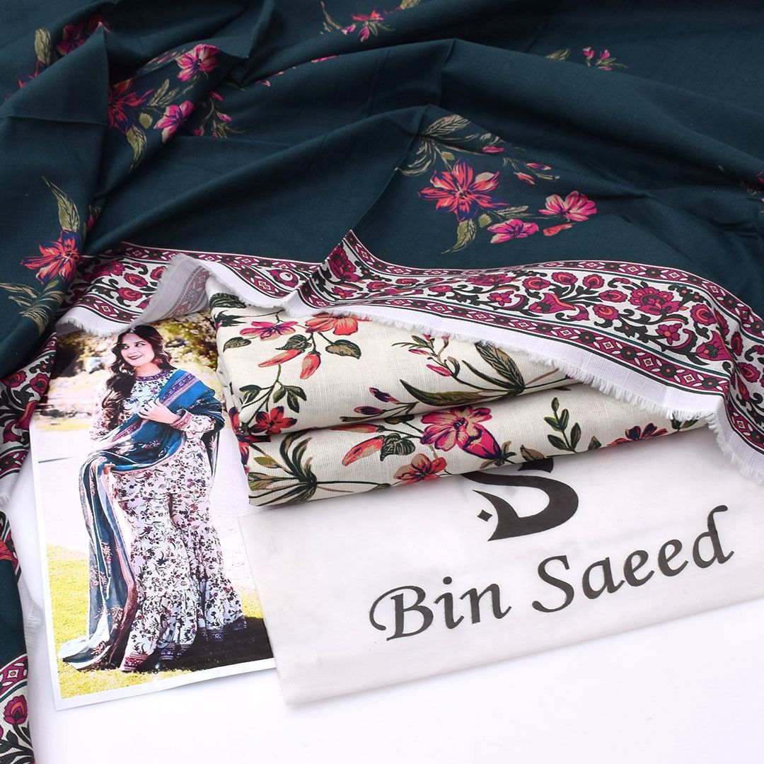 Bin Saeed Khaddar 3-Piece Unstiched