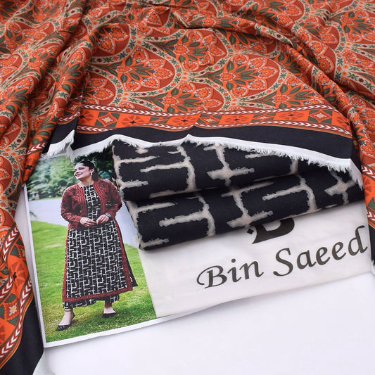 Bin Saeed Khaddar 3-Piece Unstiched