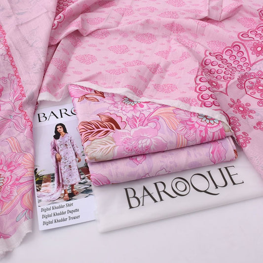 Baroque Khaddar 3-Piece Un-stiched