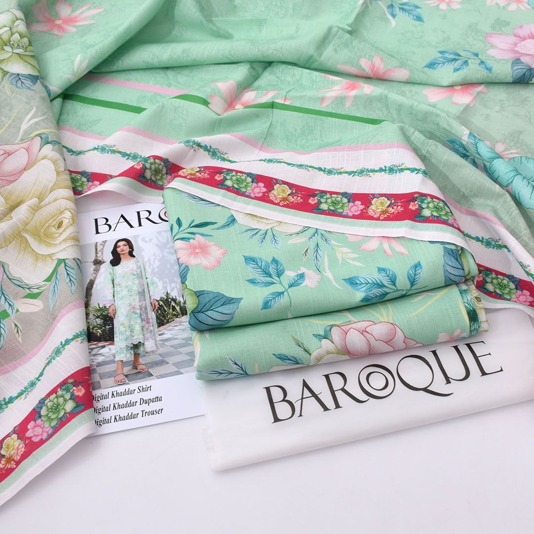 Baroque Khaddar 3-Piece Un-stiched
