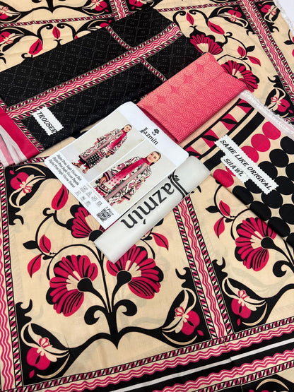 Jazmin Linen Viscose 3-Piece Unstiched