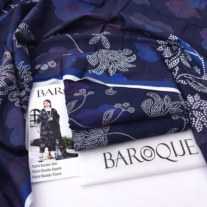 Baroque Khaddar 3-Piece Un-stiched