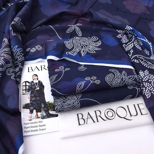 Baroque Khaddar 3-Piece Un-stiched
