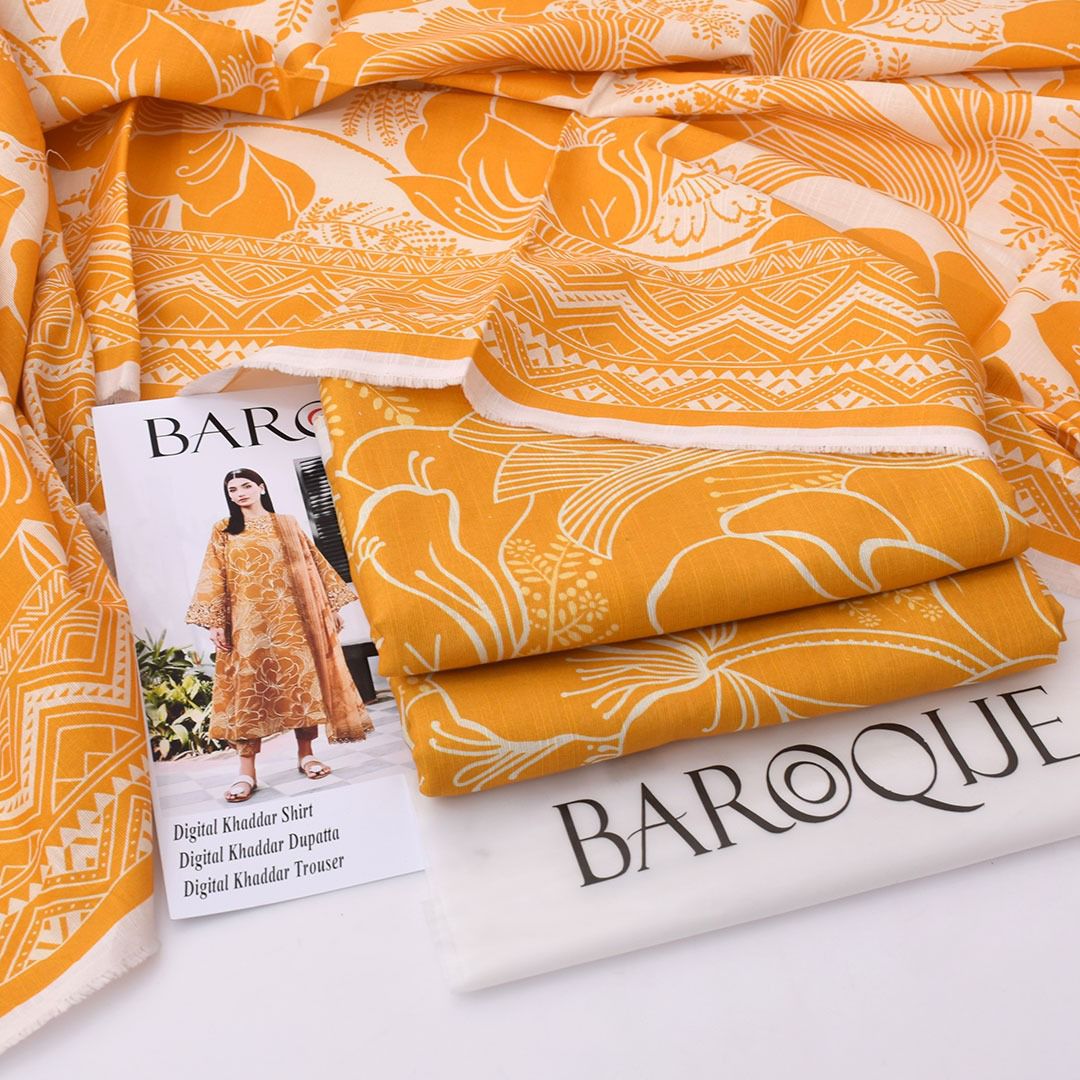 Baroque Khaddar 3-Piece Un-stiched