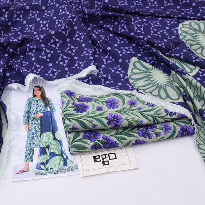 Ego Linen Viscose 3-Piece Unstiched