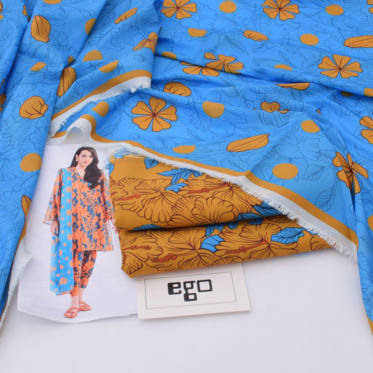 Ego Linen Viscose 3-Piece Unstiched