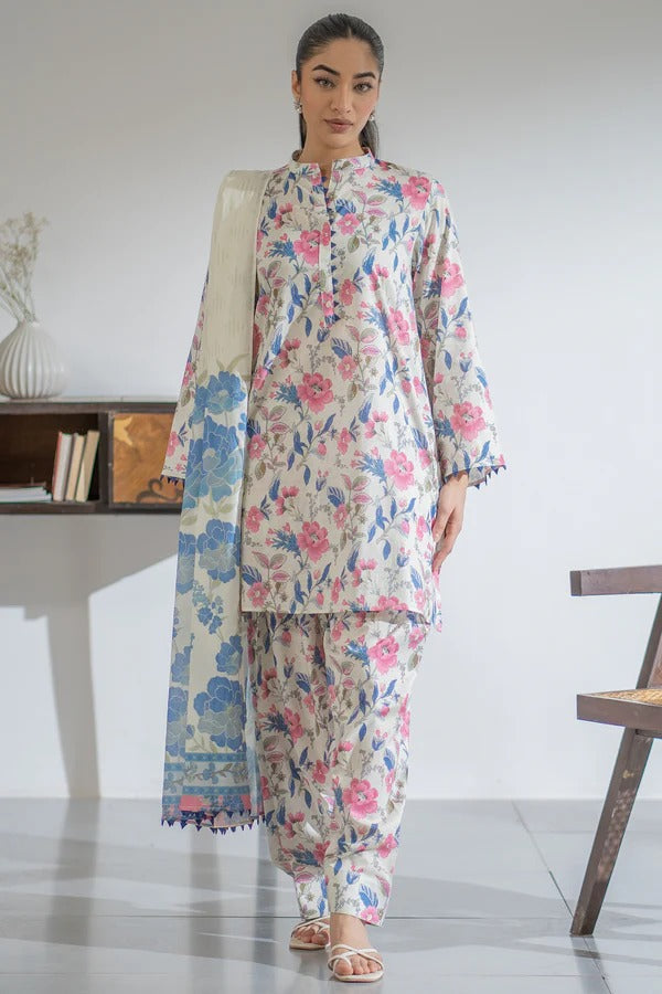 Ego Linen Viscose 3-Piece Unstiched