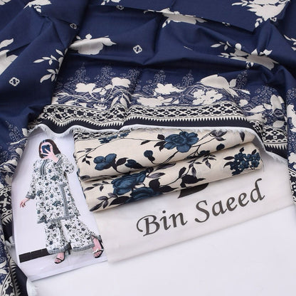 Bin Saeed Khaddar 3-Piece Unstiched