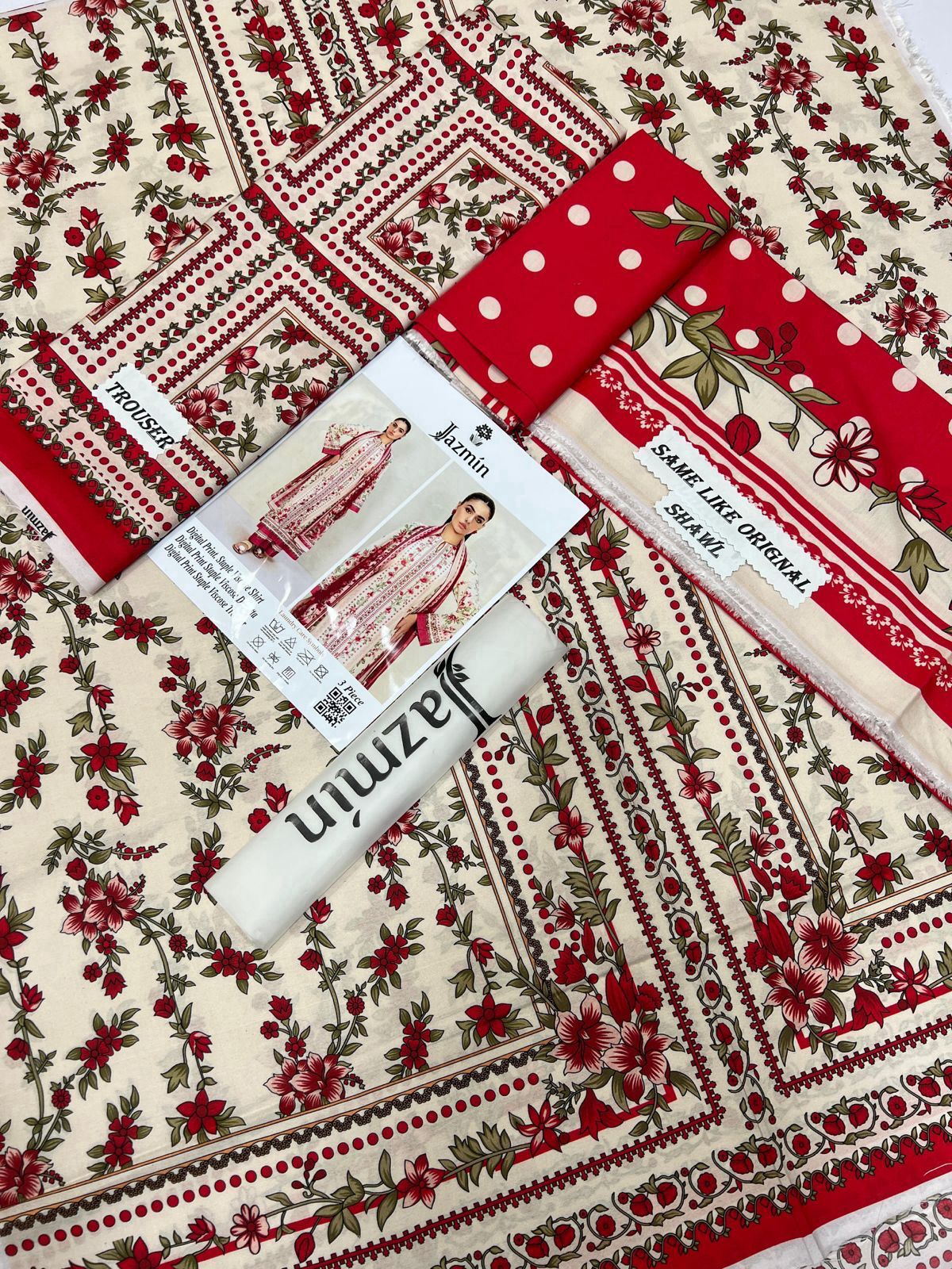 Jazmin Linen Viscose 3-Piece Unstiched