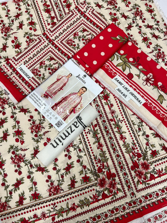 Jazmin Linen Viscose 3-Piece Unstiched