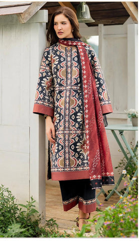 Jazmin Linen Viscose 3-Piece Unstiched