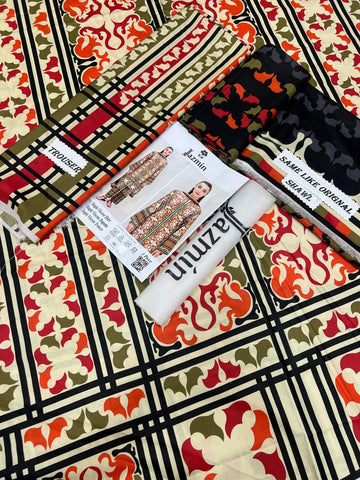 Jazmin Linen Viscose 3-Piece Unstiched