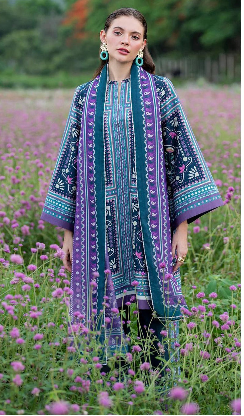 Jazmin Linen Viscose 3-Piece Unstiched