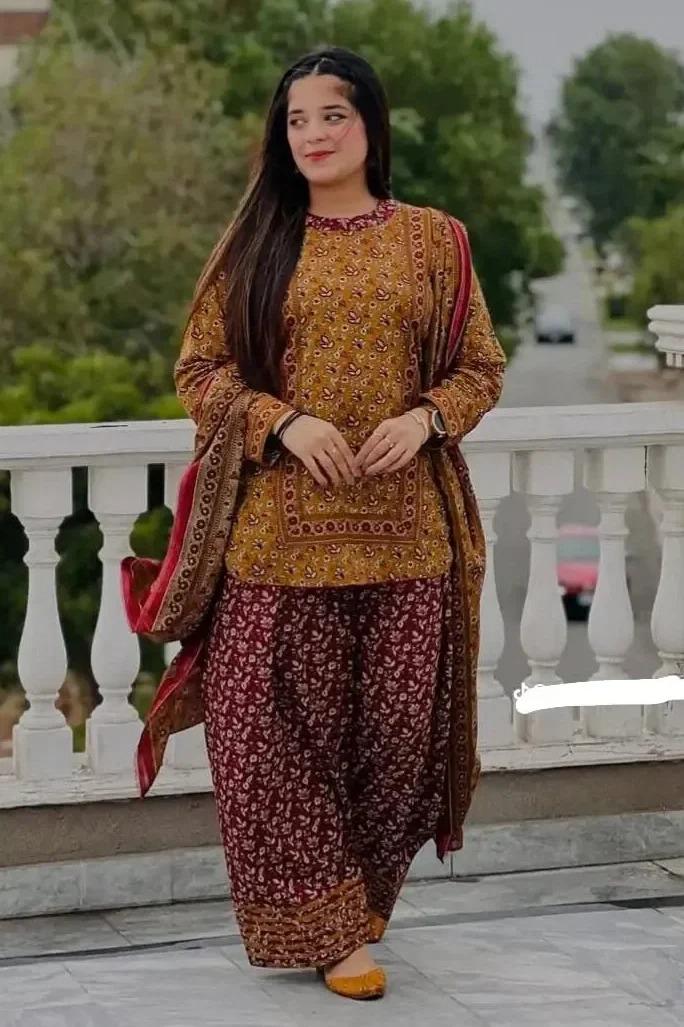 Bin Saeed Khaddar 3-Piece Unstiched