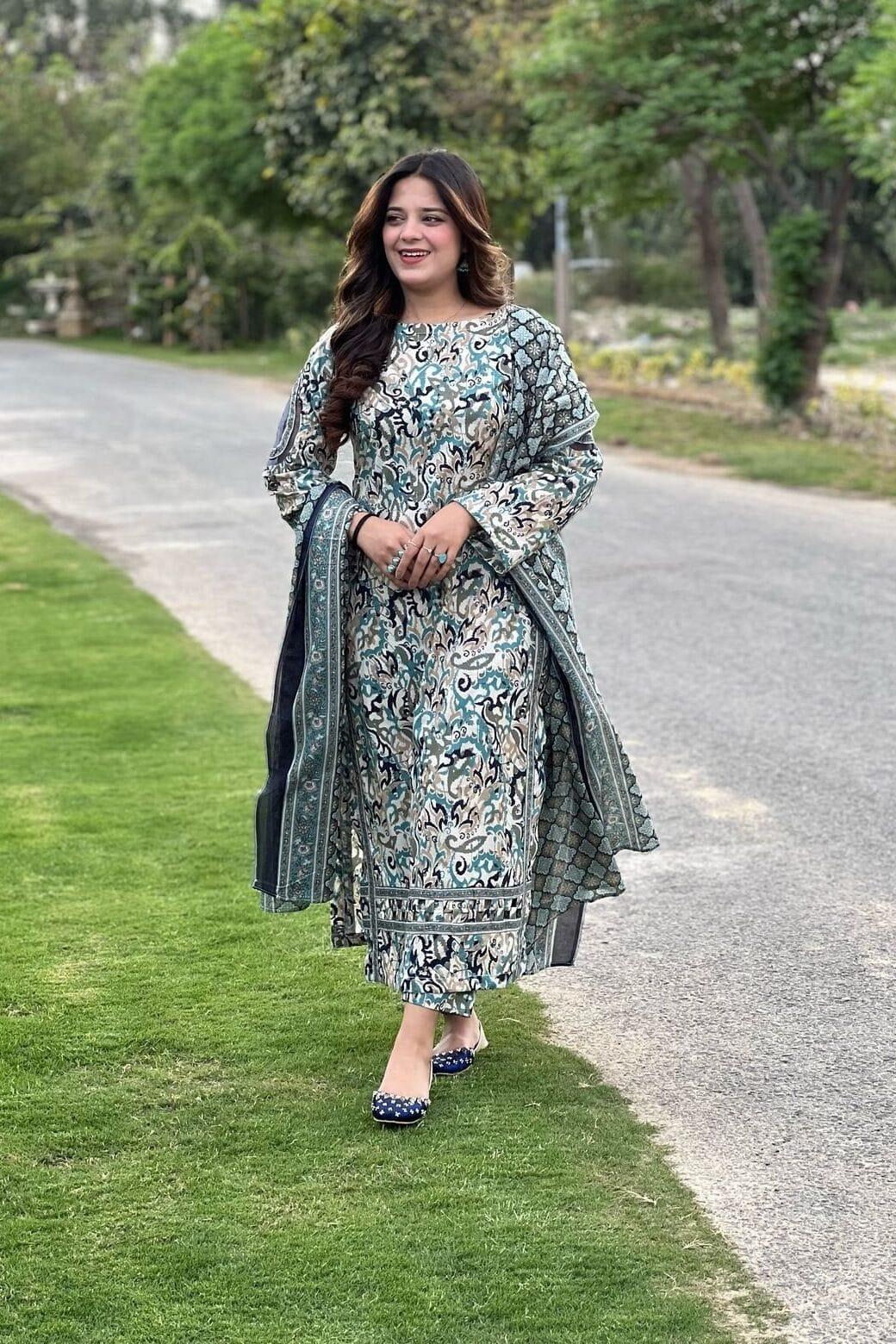 Bin Saeed Khaddar 3-Piece Unstiched