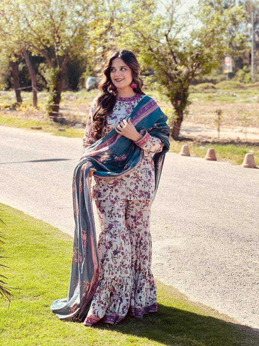 Bin Saeed Khaddar 3-Piece Unstiched